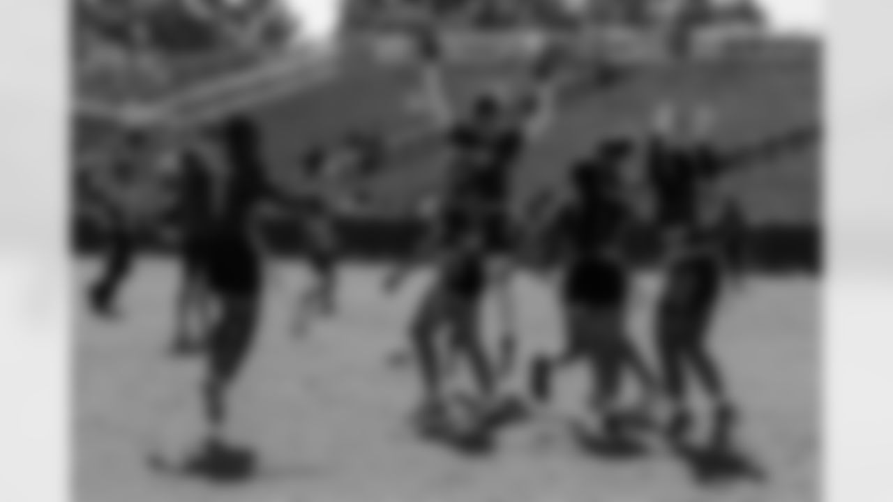 The New Orleans Saints host a NFL regional flag football tournament at the Shine on Airline and the Ochsner Sports Performance Center on November 1, 2025. The regional tournament included flag football for all youth athletes between the ages of 8U and 17U for the girls' bracket and 8U and 14U for the coed bracket.