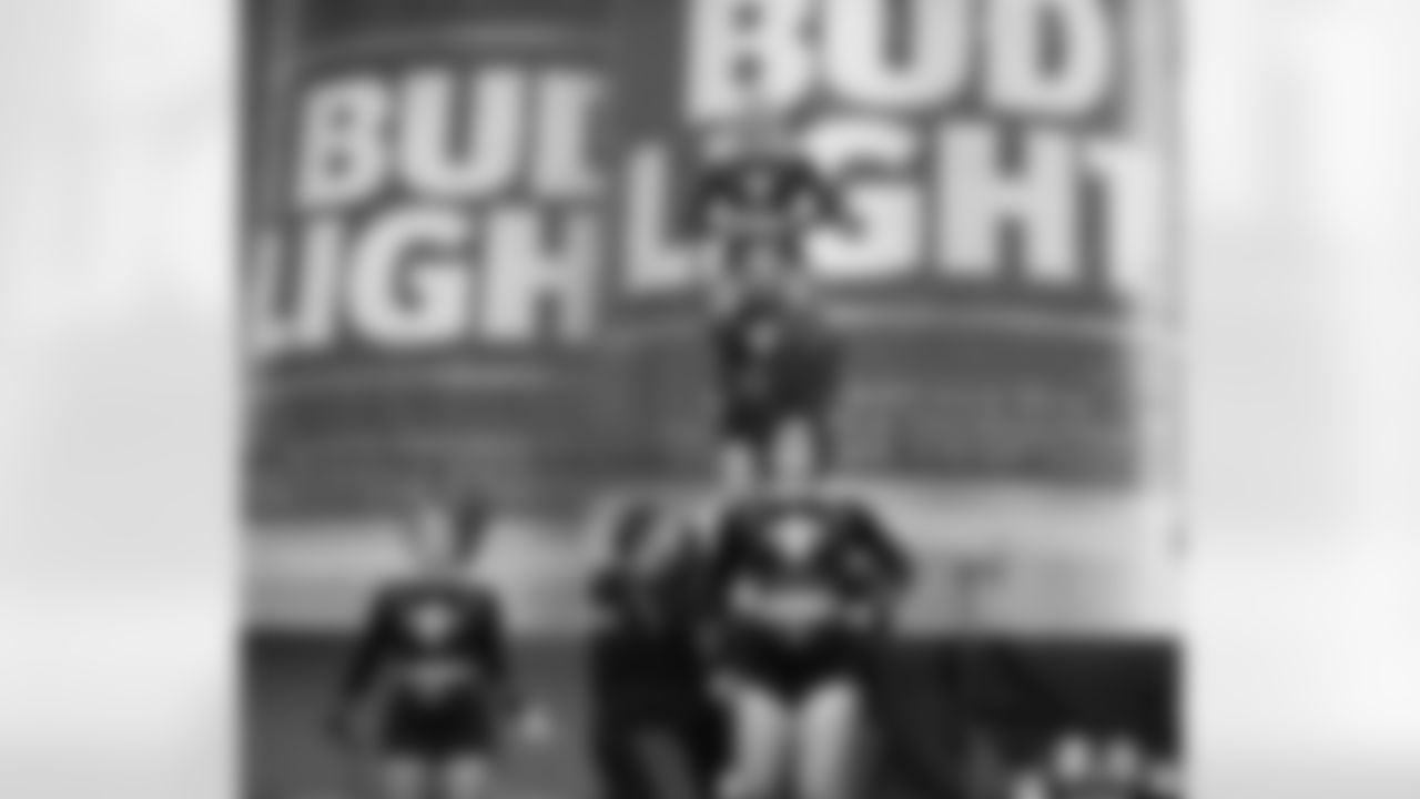 New Orleans Saints fans enjoyed the Week 16 entertainment in Champions Square ahead of the game against the New York Jets during the 2025 NFL season on Dec. 21, 2025.