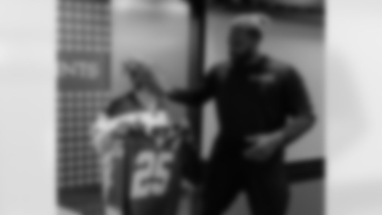 New Orleans Saints defensive end Cam Jordan surprised Angela "Mrs. Big O" Austin, our 2025 Saints Fan of the Year at the Ochsner Sports Performance Center. Angela will represent Saints fans at Super Bowl LX in San Francisco.