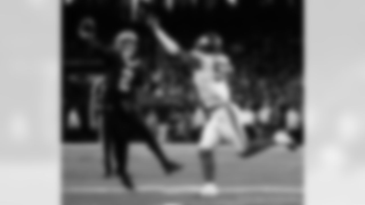 Check out the game action photos from the New Orleans Saints game against the New York Giants for Week 5 of the 2025 NFL season on Oct. 5, 2025 at Caesars Superdome.