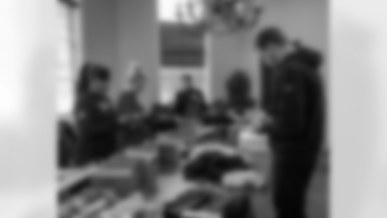 New Orleans Saints legend Daryl Terrell joined the team and Dudley DeBosier to build care kits for victims of domestic violence in Baton Rouge on Monday, January 26, 2026. The care packages were donated to the Capital Area Family Justice Center.