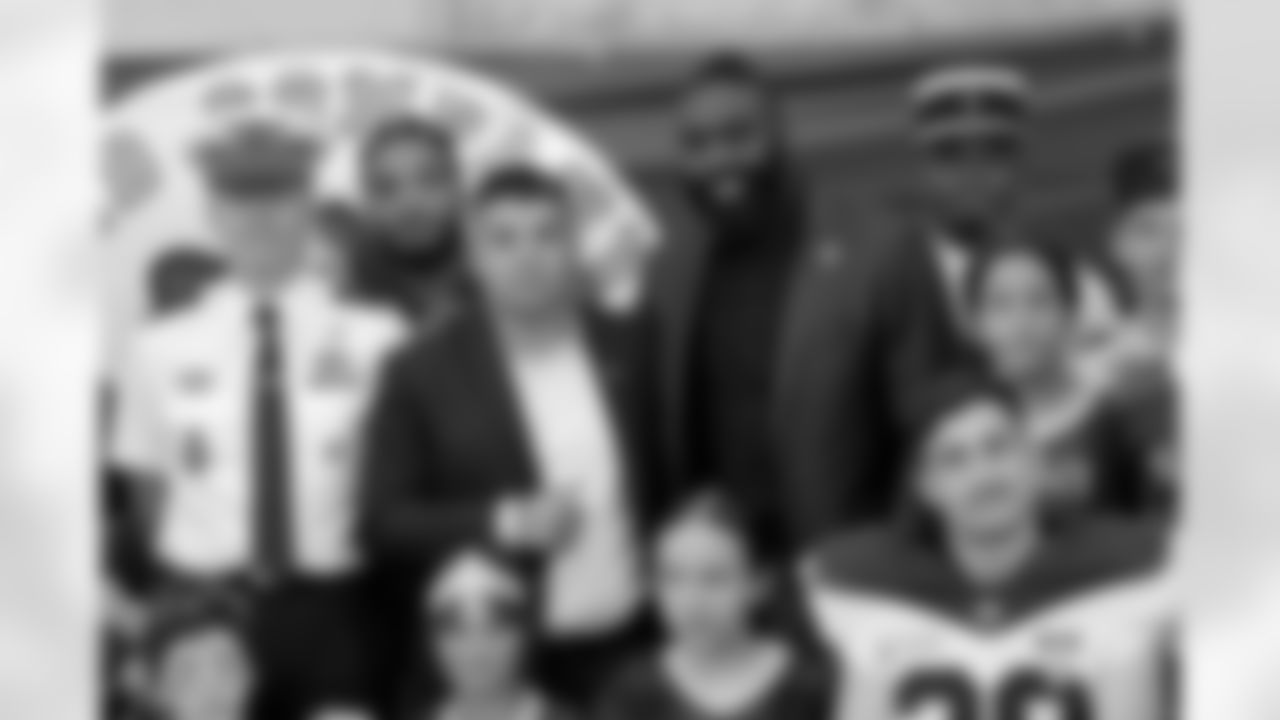 New Orleans Saints owner Gayle Benson and linebacker Demario Davis joined fans at the Paris Musketeers game in Paris, France on Sunday, July 13, 2025.