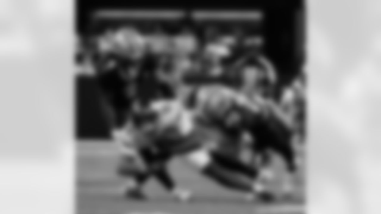 Check out the game action photos from the New Orleans Saints game against the New York Giants for Week 5 of the 2025 NFL season on Oct. 5, 2025 at Caesars Superdome.