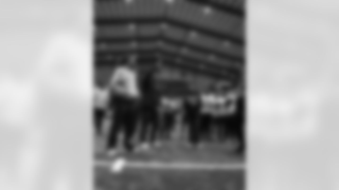 The New Orleans Saints teamed up with Make-A-Wish and the Dear Jack Foundation to host three fans for a facility tour on Saturday, December 20, 2025. The families also had the opportunity to meet players and head coach Kellen Moore at the team's walkthrough practice ahead of Week 16.