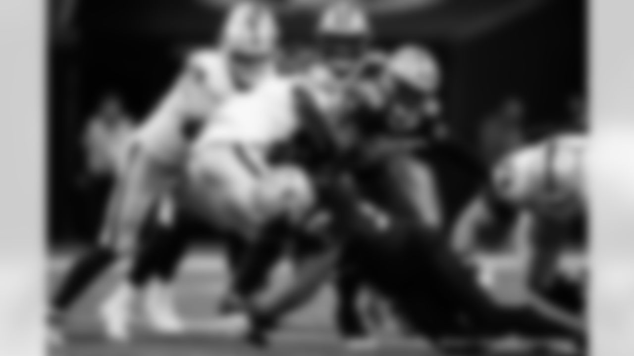 Check out the game action photos from the New Orleans Saints game against the Las Vegas Raiders for Week 17 of the 2024 NFL Season on Dec. 29, 2024 at Caesars Superdome.