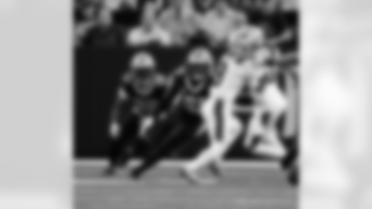 Check out the game action photos from the New Orleans Saints game against the New England Patriots for Week 6 of the 2025 NFL season on October 12, 2025 at Caesars Superdome.