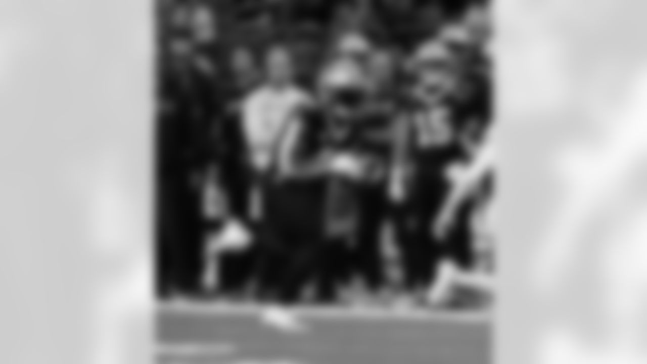 Check out the game action photos from the New Orleans Saints game against the New England Patriots for Week 6 of the 2025 NFL season on October 12, 2025 at Caesars Superdome.