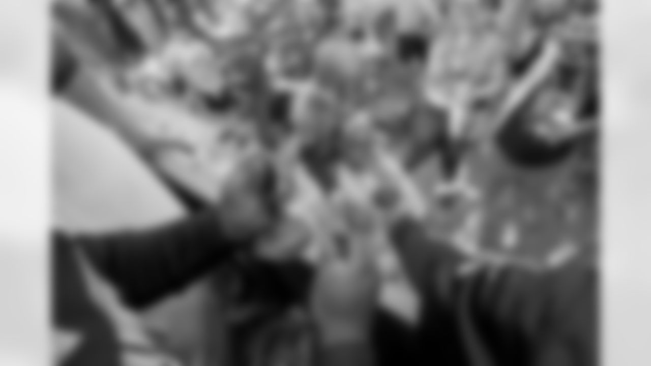 New Orleans Saints players rode down the Uptown route with the 2,100 members of the Krewe of Tucks as they presented their 56th annual parade entitled "Tucks faces the music" on Saturday, February 10 during the 2024 Mardi Gras season.