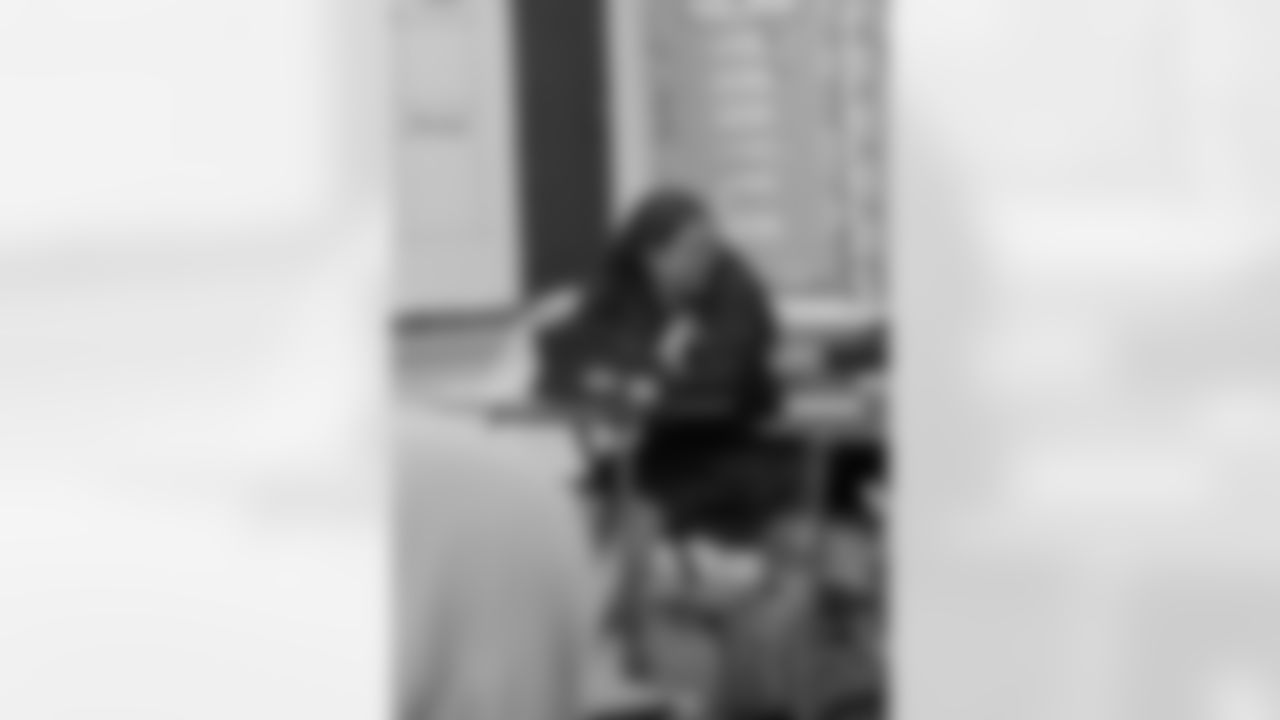 New Orleans Saints defensive end Cam Jordan visited students and staff at J.C. Ellis Elementary School on Tuesday, Dec. 2, 2025.