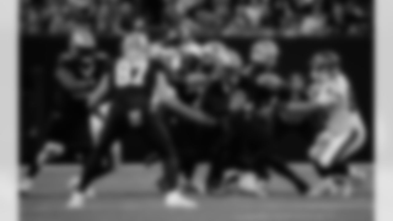 Check out the game action photos from the New Orleans Saints game against the Tampa Bay Buccaneers for Week 8 of the 2025 NFL season on Oct. 26, 2025 at the Caesars Superdome.
