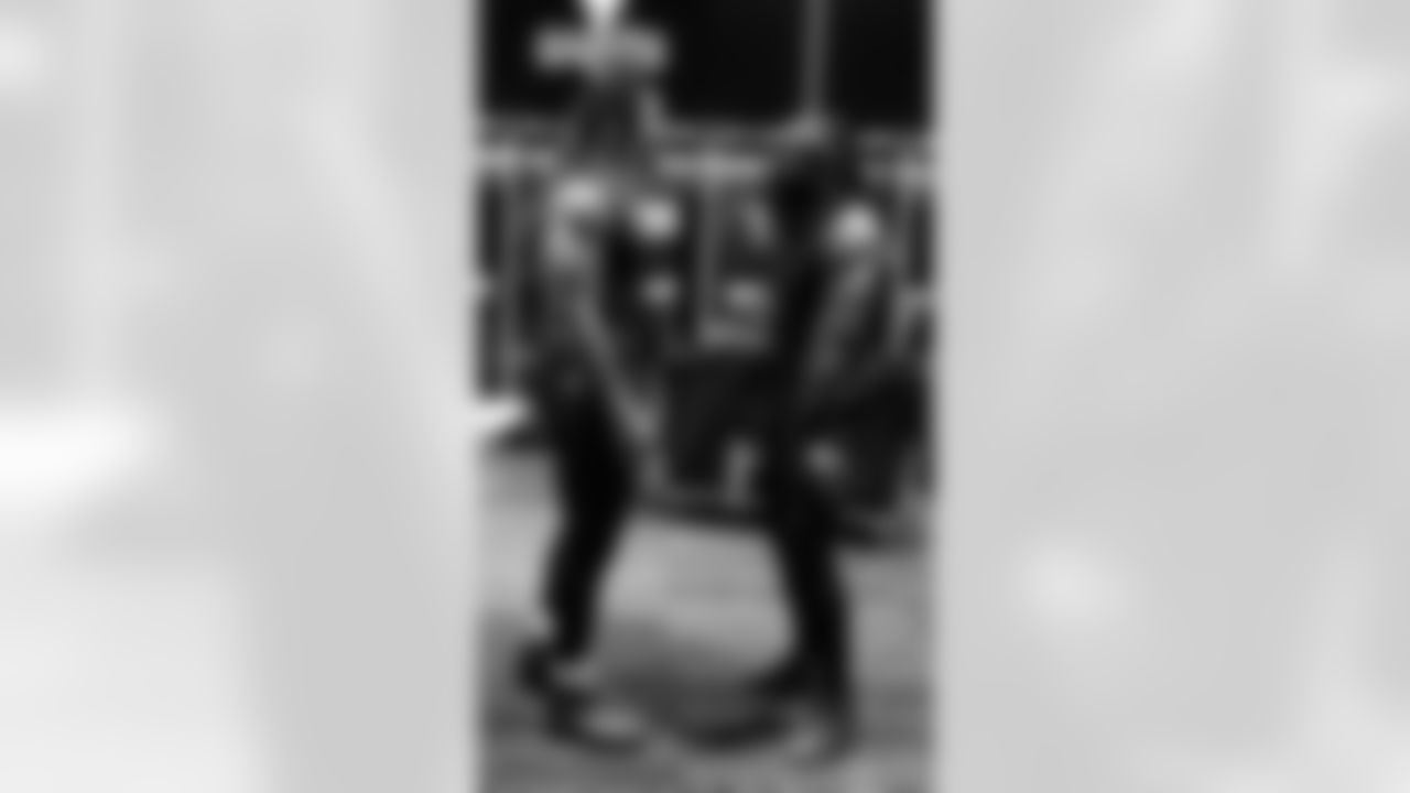 Head inside the New Orleans Saints locker room postgame after the Saints' win against the Carolina Panthers in Week 15 of the 2025 NFL Season presented by Bud Light.