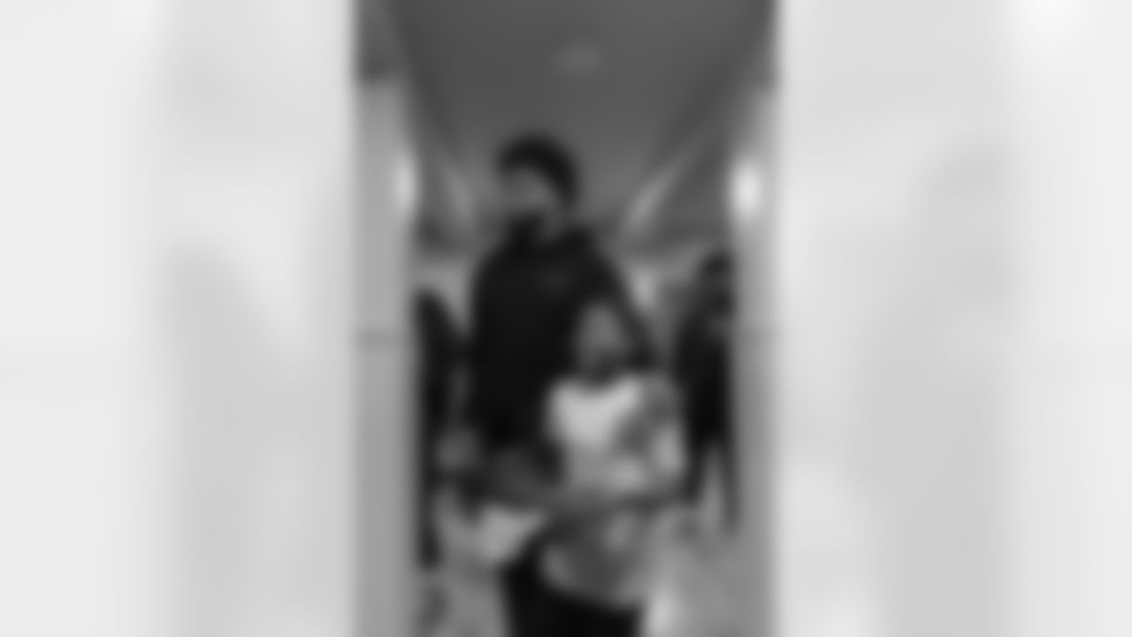 New Orleans Saints wide receiver Chris Olave hosted a Holiday Shoe Giveaway, donating shoes to the 18th Ward Girls Basketball team from the Boys & Girls Clubs of Metro Louisiana on Tuesday, Dec. 16, 2025.