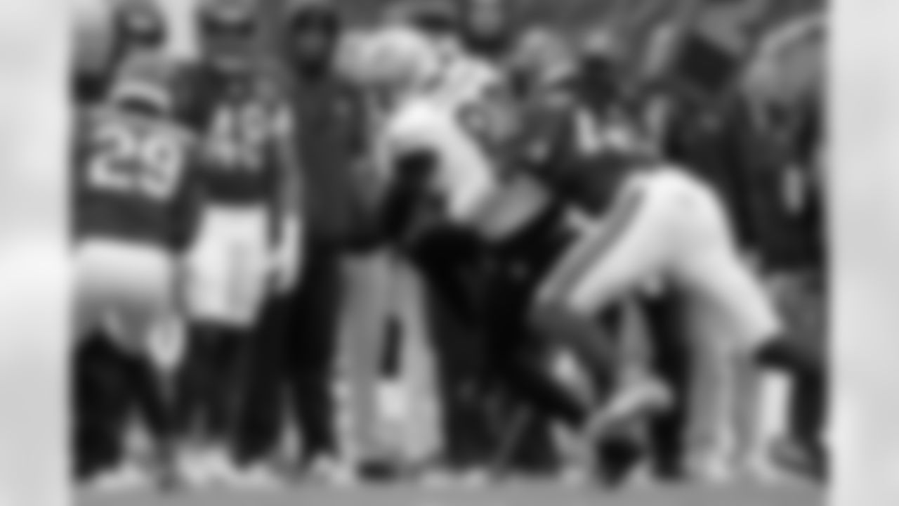 Check out the game action photos from the New Orleans Saints game against the Chicago Bears for Week 7 of the 2025 NFL season on Oct. 19, 2025 at Soldier Field.