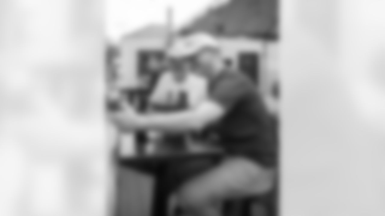 The New Orleans Saints hosted a watch party presented by Bud Light for their game against the Tennessee Titans on Dec. 28, 2025 at Bayou Beer Garden in New Orleans, Louisiana. Members of the Saints Cheer Krewe were in attendance and interacting with fans during the event.