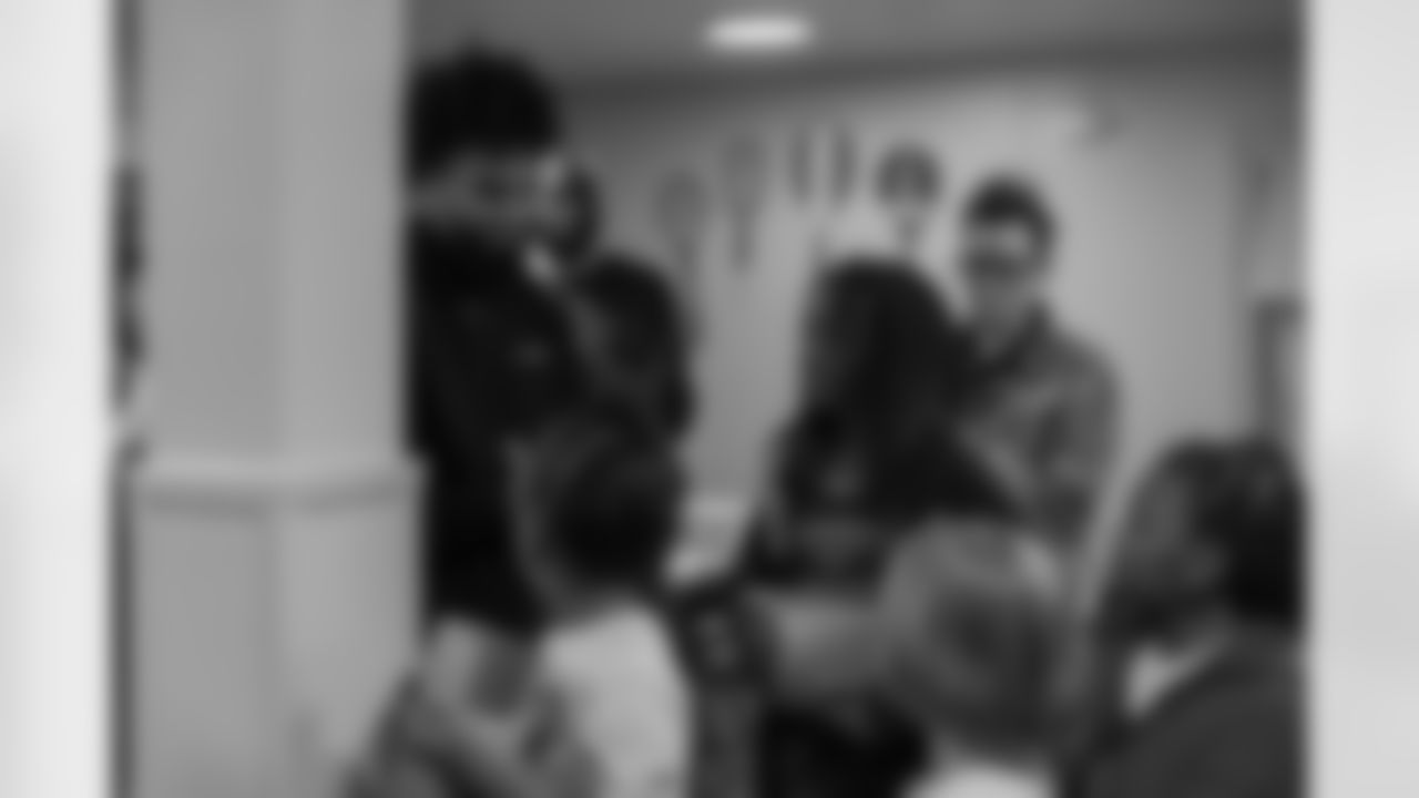 New Orleans Saints wide receiver Chris Olave hosted a Holiday Shoe Giveaway, donating shoes to the 18th Ward Girls Basketball team from the Boys & Girls Clubs of Metro Louisiana on Tuesday, Dec. 16, 2025.