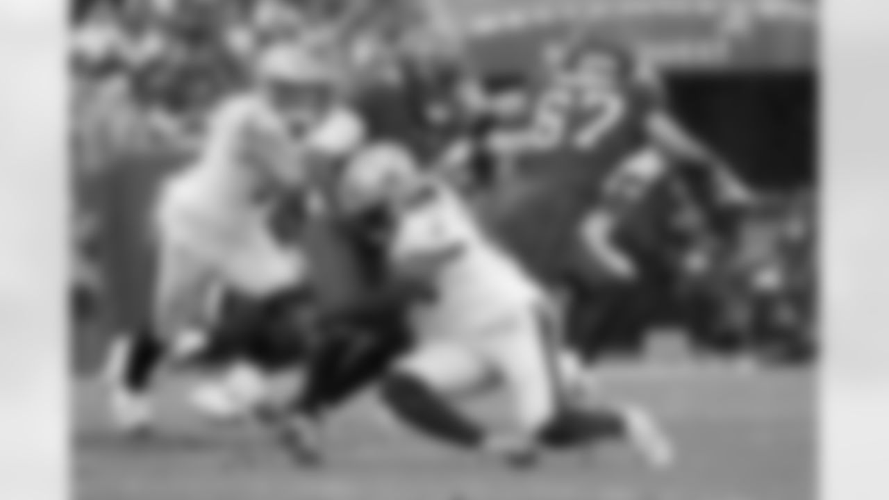 Check out the game action photos from the New Orleans Saints game against the Tampa Bay Buccaneers for Week 14 of the 2025 NFL season on Dec. 7, 2025 at Raymond James Stadium.