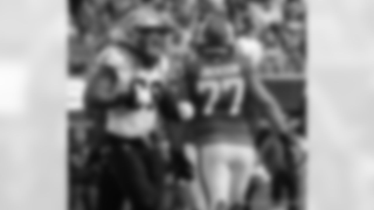 Check out the game action photos from the New Orleans Saints game against the Los Angeles Rams for Week 9 of the 2025 NFL season on Nov. 2, 2025 at SoFi Stadium.