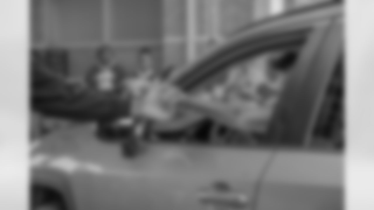 New Orleans Saints defensive end Cam Jordan welcomed local residents to the Cam Jordan Foundation's Turkey giveaway where he distributed holiday meals on Nov. 25, 2025.