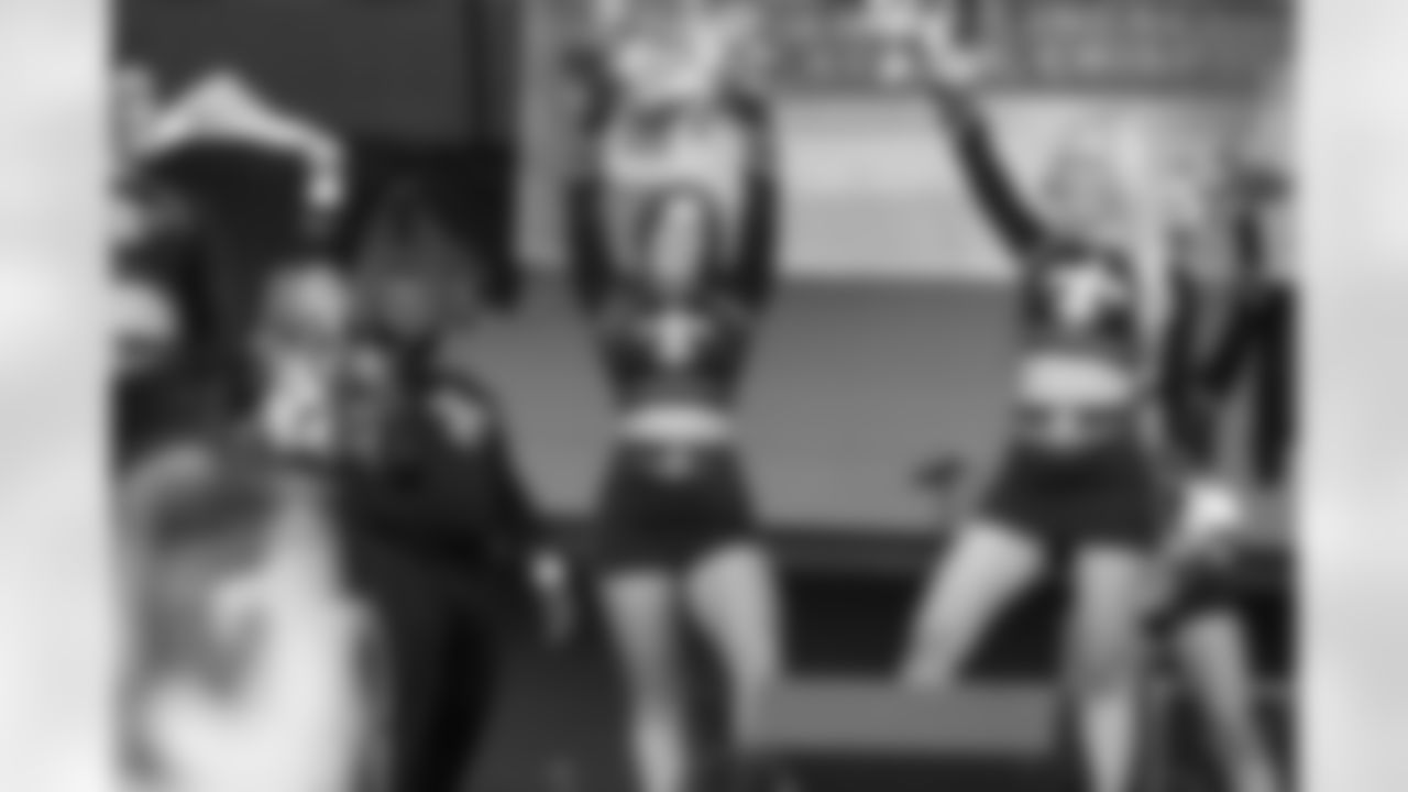 New Orleans Saints fans enjoyed the Week 16 entertainment in Champions Square ahead of the game against the New York Jets during the 2025 NFL season on Dec. 21, 2025.