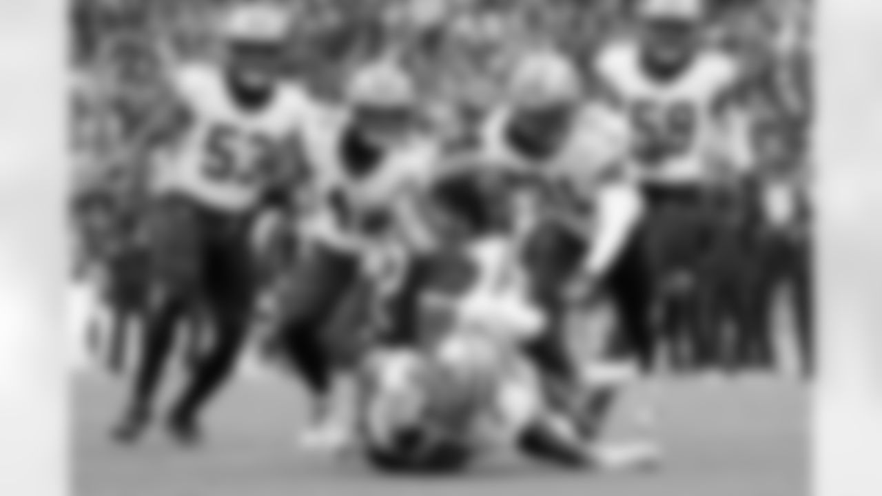 Check out the game action photos from the New Orleans Saints game against the Chicago Bears for Week 7 of the 2025 NFL season on Oct. 19, 2025 at Soldier Field.