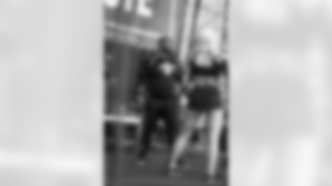 New Orleans Saints fans enjoyed the Week 16 entertainment in Champions Square ahead of the game against the New York Jets during the 2025 NFL season on Dec. 21, 2025.