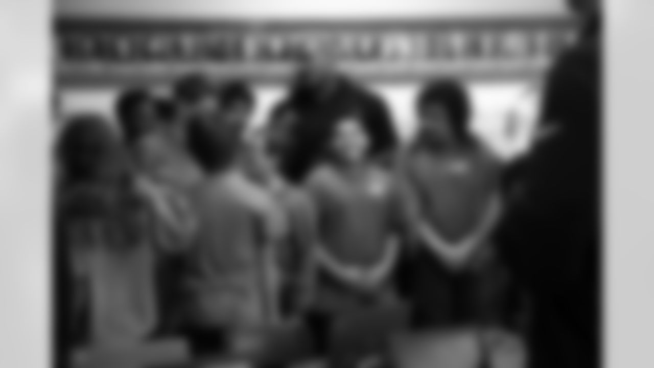 New Orleans Saints defensive end Cam Jordan visited students and staff at Bissonet Plaza Elementary School on Tuesday, Nov. 18, 2025.