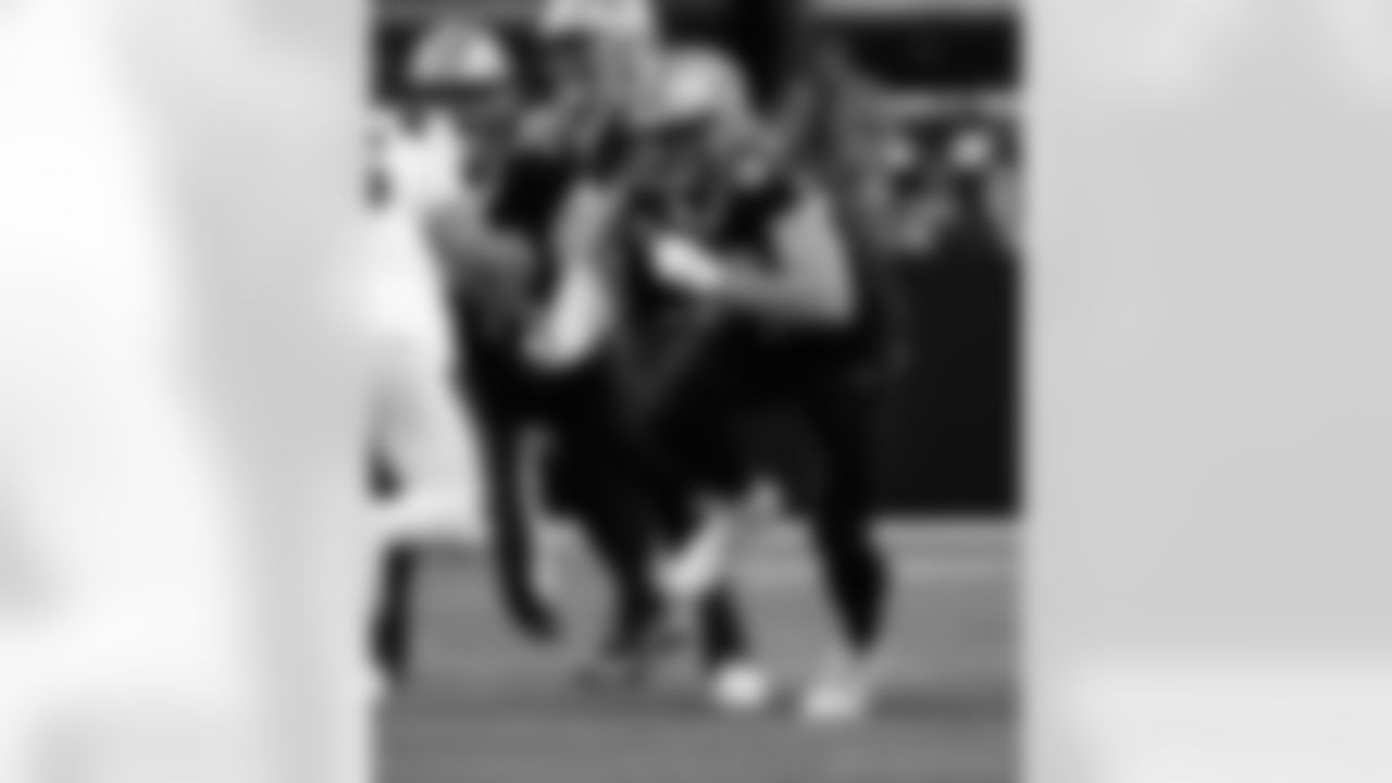 Check out the game action photos from the New Orleans Saints game against the New England Patriots for Week 6 of the 2025 NFL season on October 12, 2025 at Caesars Superdome.