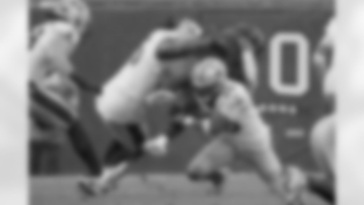 Check out the game action photos from the New Orleans Saints game against the Tampa Bay Buccaneers for Week 14 of the 2025 NFL season on Dec. 7, 2025 at Raymond James Stadium.