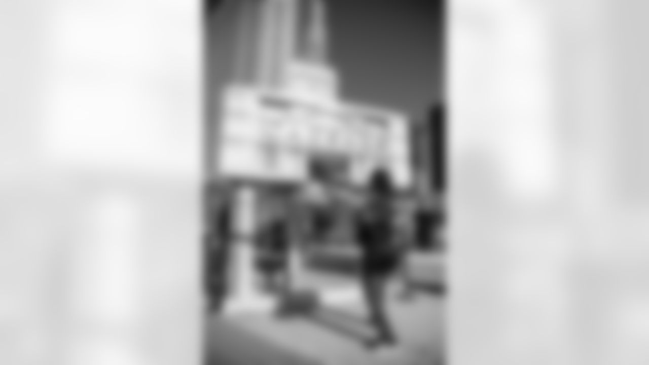 New Orleans Saints fans enjoyed the Week 15 entertainment in Champions Square ahead of the game against the Carolina Panthers during the 2025 NFL season on Dec. 14, 2025.