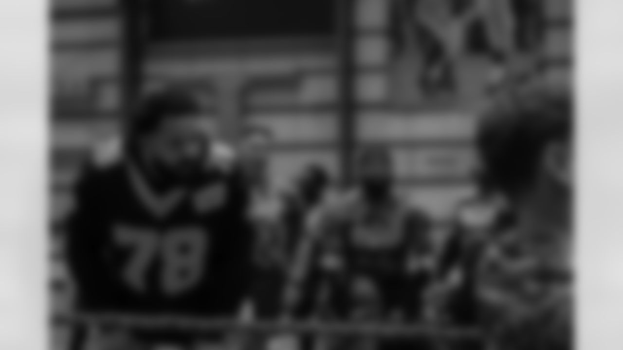 The New Orleans Saints and Dudley DeBosier hosted members of the Army, Marines, Air Force, Navy, and Coast Guard at the Ochsner Sports Performance Center for the 2026 Battle of the Branches on Thursday, January 29. Saints legend Pat Swilling, former defensive end Buford Jordan, and former kicker Greg Fassitt, along with Saints quarterback Tyler Shough and center Erik McCoy, were in attendance for the round-robin tournament featuring challenges such as tug-of-war, the 40-yard dash, and field goal kicking.