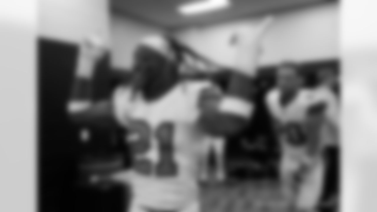 Head inside the New Orleans Saints locker room postgame after the Saints' win against the Carolina Panthers in Week 10 of the 2025 NFL Season presented by Bud Light.