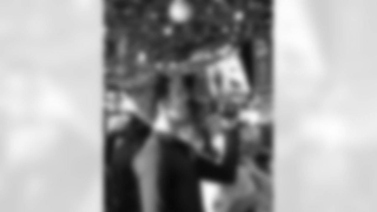 The New Orleans Saints hosted a watch party presented by Bud Light for their game against the Atlanta Falcons on Jan. 4, 2026 at Parlay's in New Orleans, Louisiana. Members of the Saints Cheer Krewe and Sir Saint were in attendance and interacting with fans during the event.