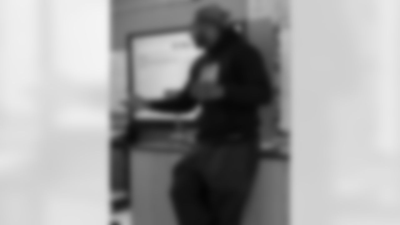 New Orleans Saints defensive end Cam Jordan visited students and staff at KIPP Morial School on Monday, Dec. 15, 2025, spending time engaging with students and supporting the school community.