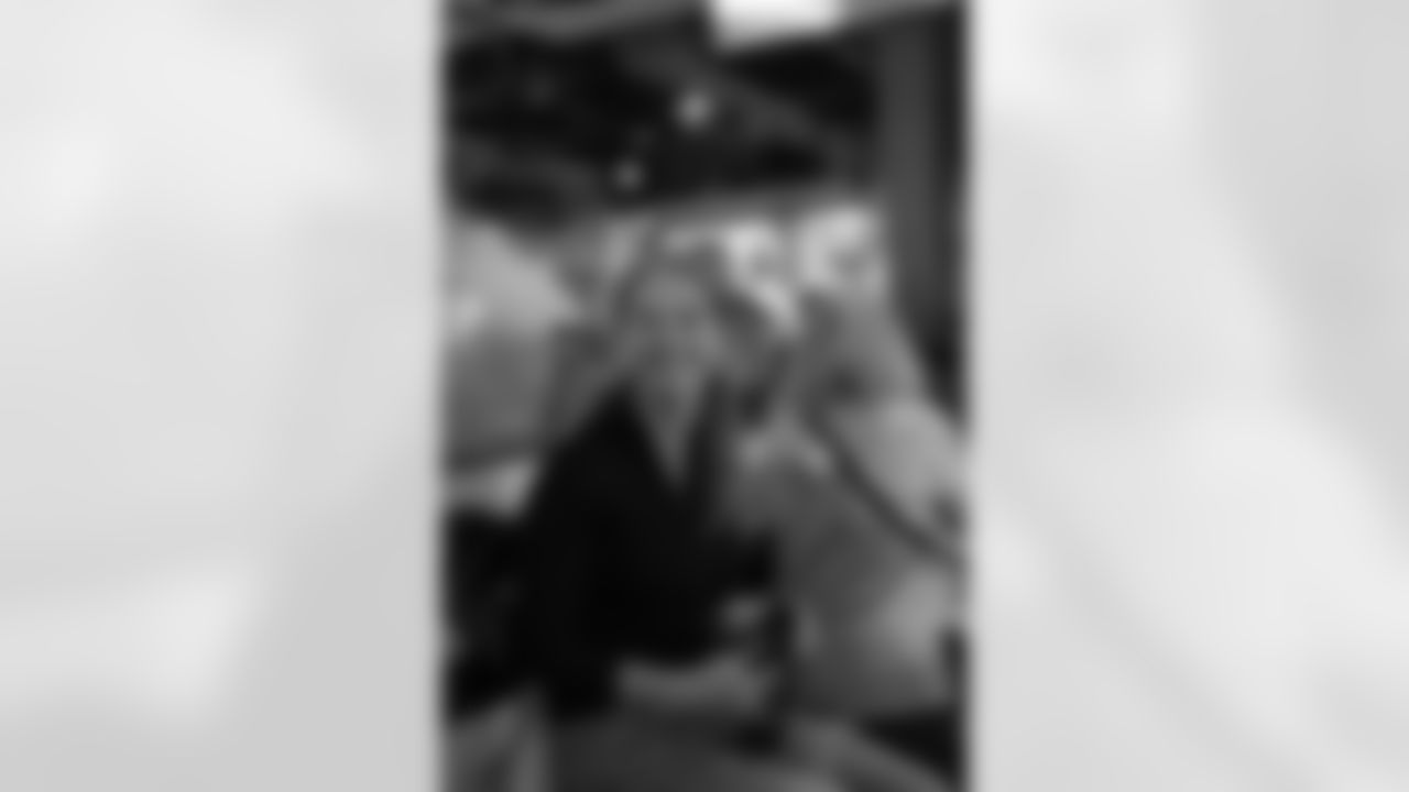 The New Orleans Saints hosted a watch party presented by Bud Light for their game against the Tampa Bay Buccaneers on Dec. 7, 2025 at Manning's in New Orleans, Louisiana. Members of the Saints Cheer Krewe were in attendance and interacting with fans during the event.