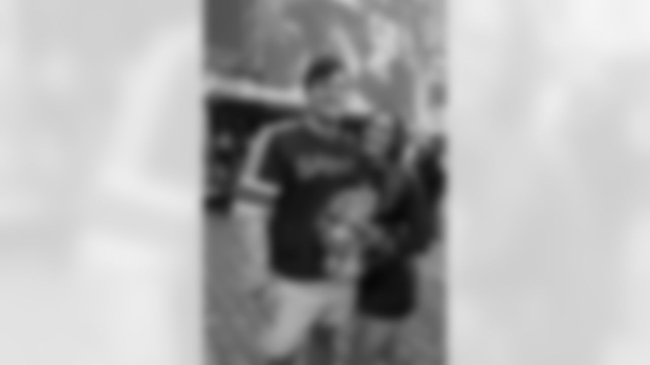 New Orleans Saints fans enjoyed the Week 16 entertainment in Champions Square ahead of the game against the New York Jets during the 2025 NFL season on Dec. 21, 2025.