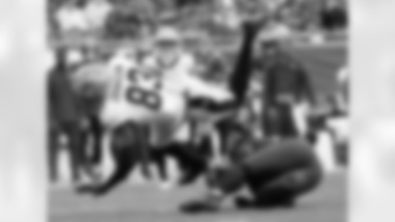 Check out the best photos of the New Orleans offense in their game against the Tampa Bay Buccaneers for Week 14 of the 2025 NFL season on Dec. 7, 2025 at Raymond James Stadium.