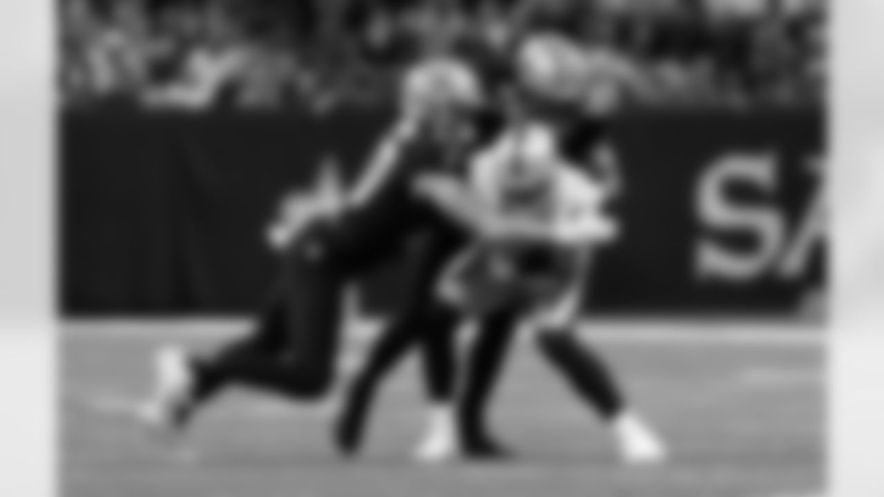Check out the game action photos from the New Orleans Saints game against the Las Vegas Raiders for Week 17 of the 2024 NFL Season on Dec. 29, 2024 at Caesars Superdome.