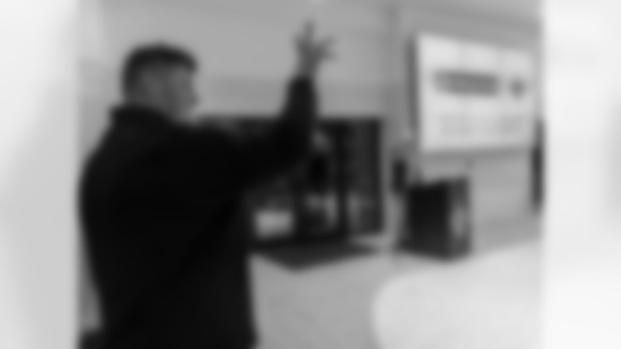 The New Orleans Saints hosted the annual Enterprise Scholar Athlete Banquet at the Ochsner Sports Performance Center on Tuesday, February 24, 2025. New Orleans Saints center Will Clapp served as guest speakers at the event.