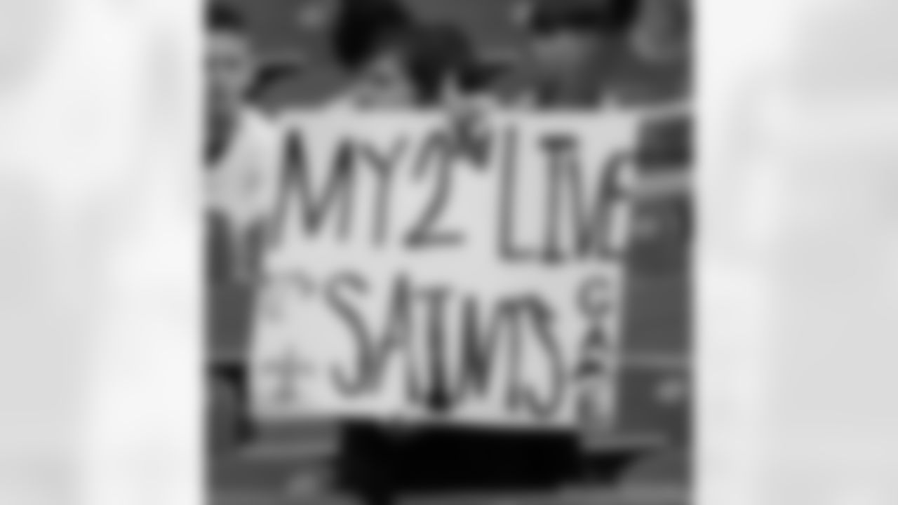 Check out the fan photos from the New Orleans Saints game against the Tampa Bay Buccaneers for Week 14 of the 2025 NFL season on Dec. 7, 2025 at Raymond James Stadium.