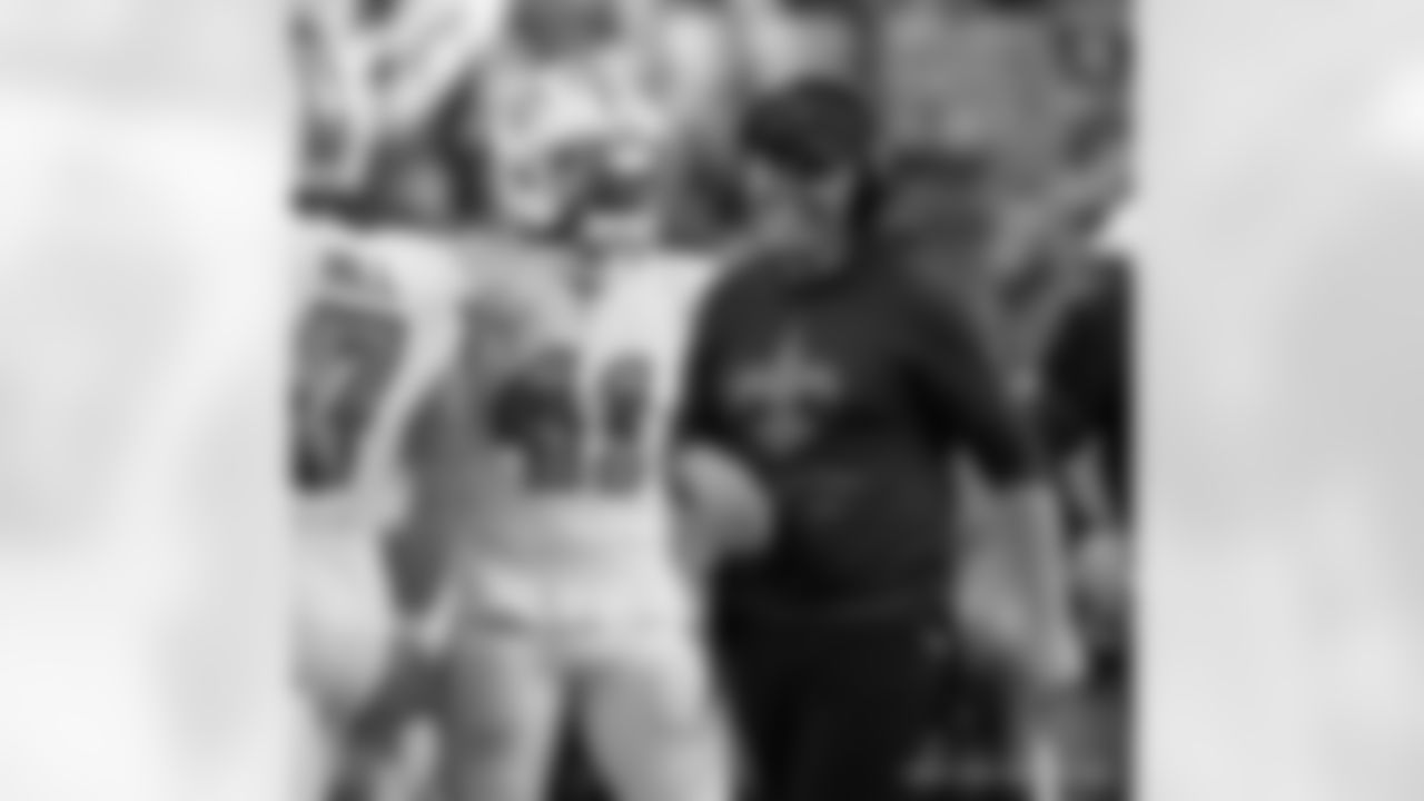 Check out the game action photos from the New Orleans Saints game against the Carolina Panthers for Week 10 of the 2025 NFL season on Nov. 9, 2025 at Bank of America Stadium.