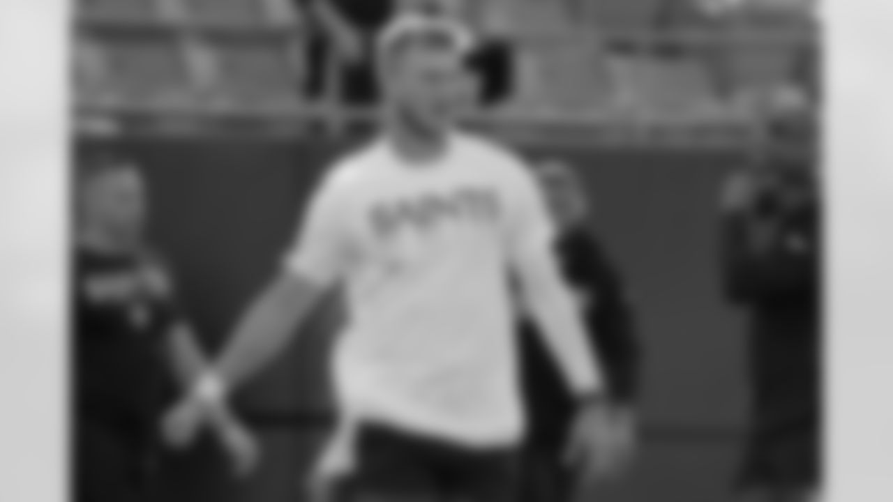 Check out the pregame photos from the New Orleans Saints game against the Carolina Panthers for Week 10 of the 2025 NFL season on Nov. 9, 2025 at Bank of America Stadium.