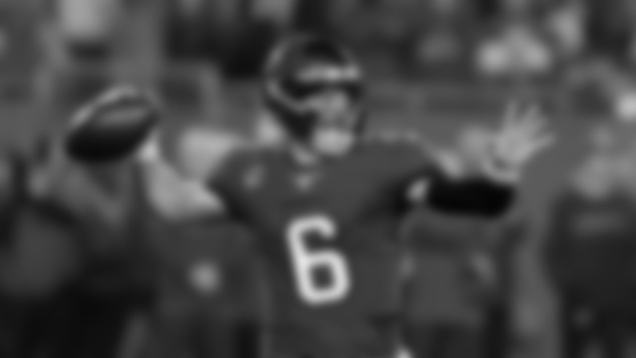Week 8 (Home) and Week 14 at Tampa Bay Buccaneers quarterback Baker Mayfield | Oct. 26 and Dec. 7, 2025