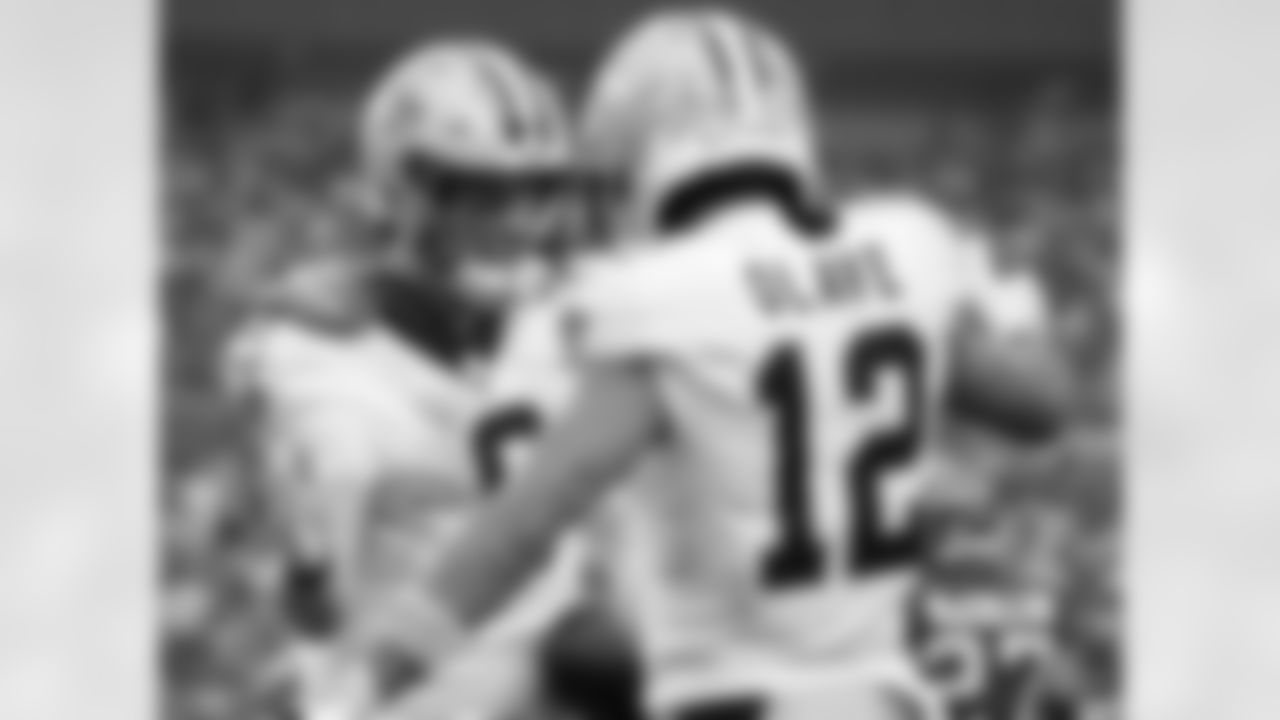 Check out the best photos of the New Orleans offense in their game against the Tampa Bay Buccaneers for Week 14 of the 2025 NFL season on Dec. 7, 2025 at Raymond James Stadium.