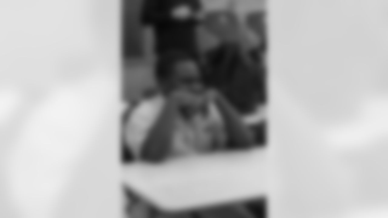 New Orleans Saints defensive end Cameron Jordan visited students and staff at Holy Cross School on Tuesday, Oct. 28, 2025.