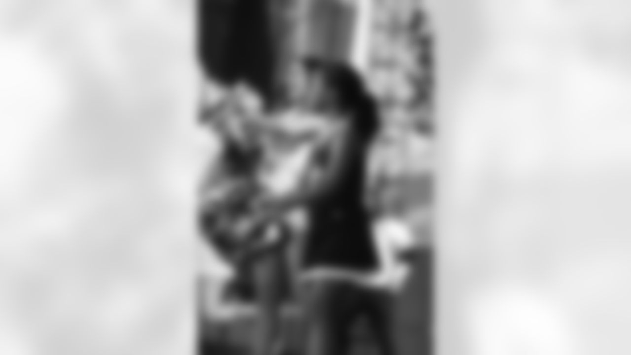 New Orleans Saints fans enjoyed the Week 12 entertainment in Champions Square ahead of the game against the Atlanta Falcons during the 2025 NFL season on Nov. 23, 2025.