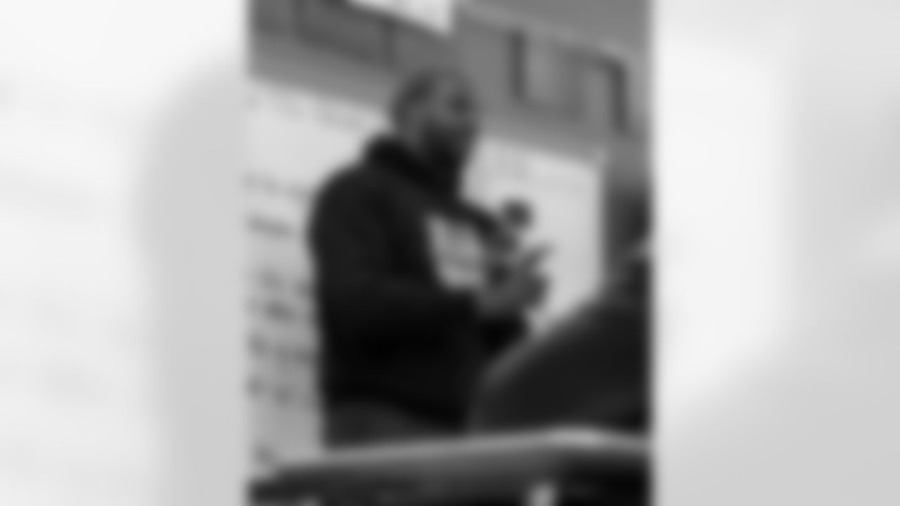 New Orleans Saints defensive end Cam Jordan visited students and staff at KIPP Morial School on Monday, Dec. 15, 2025, spending time engaging with students and supporting the school community.