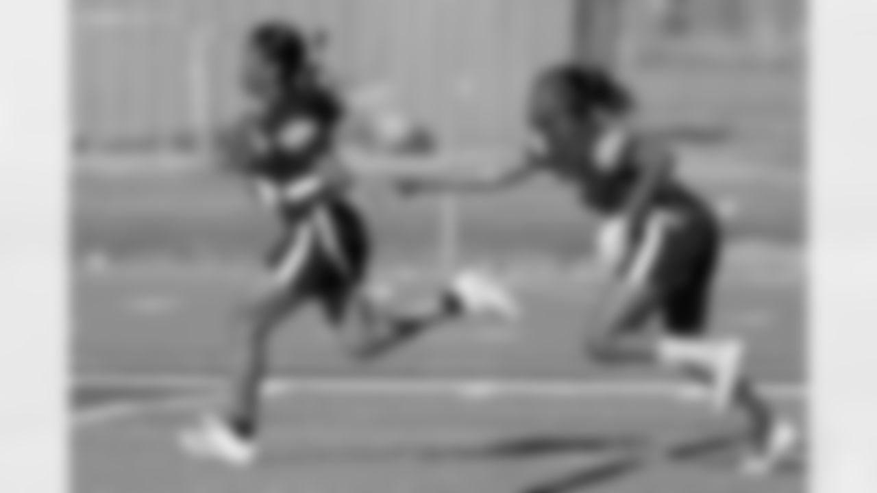 Check out the best Week 1 action shots as six teams competed on Thursday, April 4 as part of the 2024 Saints Girls High School Flag Football season.