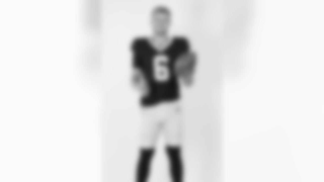 New Orleans Saints quarterback Tyler Shough (6) poses for a portrait during the NFLPA Rookie Premiere on Saturday, May 17, 2025 in Thousand Oaks, Calif. (Ben Liebenberg/NFL)