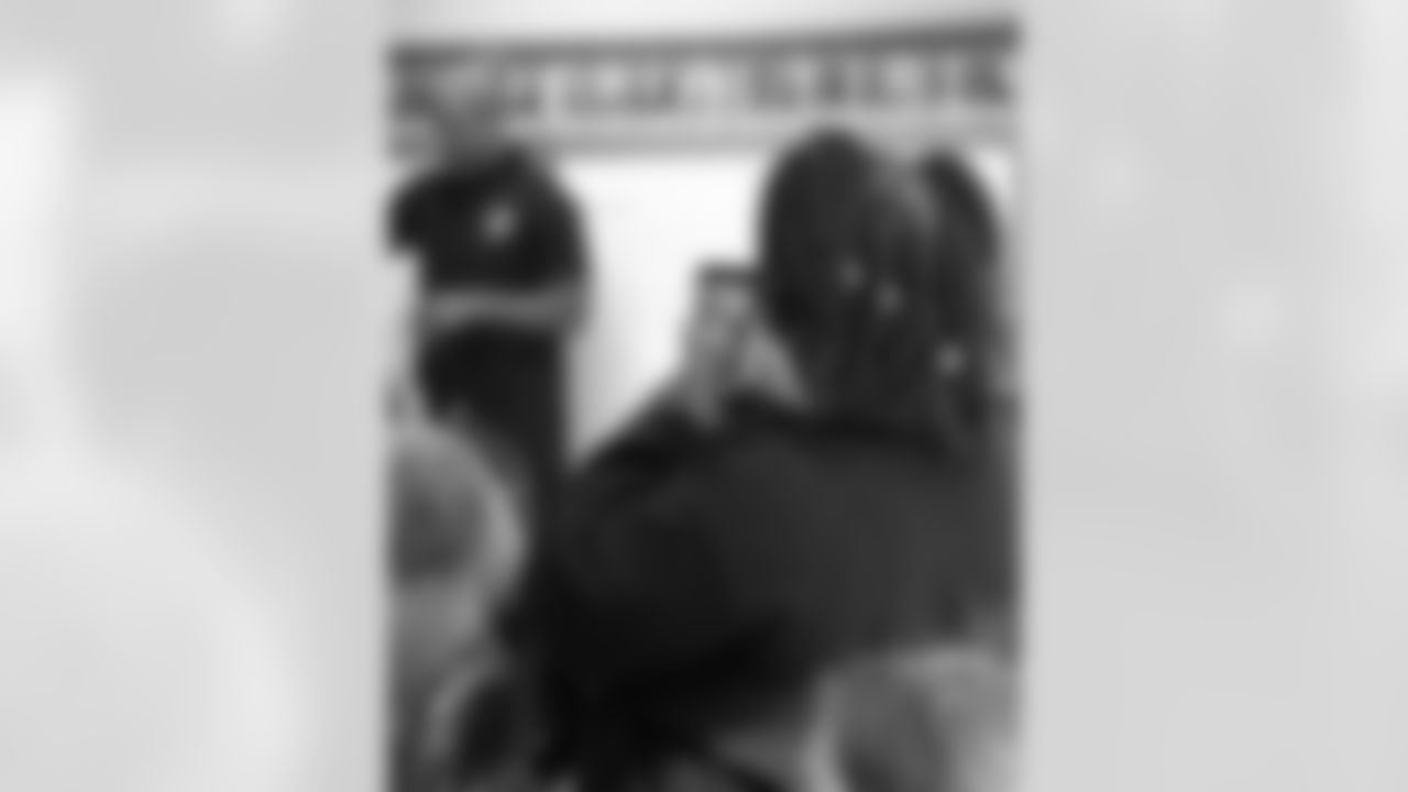 New Orleans Saints defensive end Cam Jordan visited students and staff at Bissonet Plaza Elementary School on Tuesday, Nov. 18, 2025.