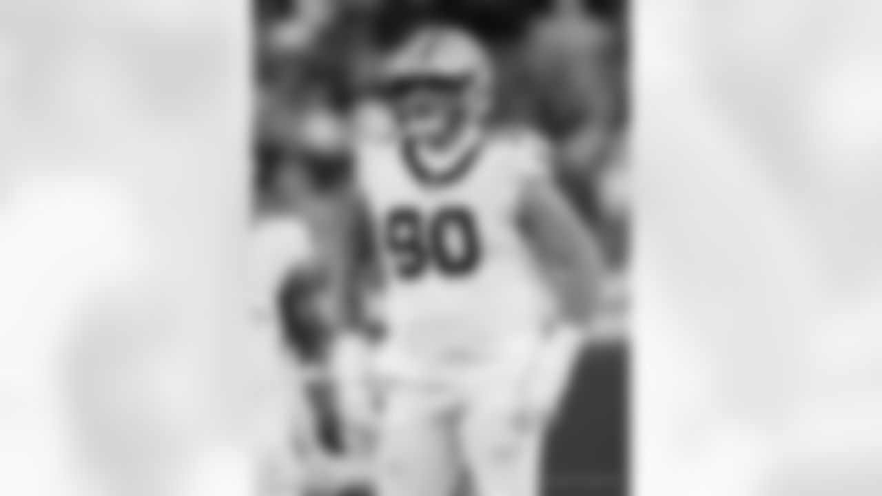 DT Bryan Bresee (90) in action during the New Orleans Saints game against the New York Giants for Week 14 of the 2024 NFL Season on Dec. 8, 2024 at MetLife Stadium.